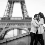 Session engagement - tour eiffel - organsa wedding planner